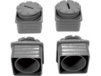 Krytky na nožičky pro 2místnou lounge zahradní lavičku Bonlee, 4 ks