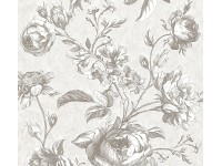 A. S. Creation Vliesová tapeta My Home My Spa Květiny světle šedá