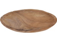 Koopman Talíř z teakového dřeva, pr. 36 x 3 cm