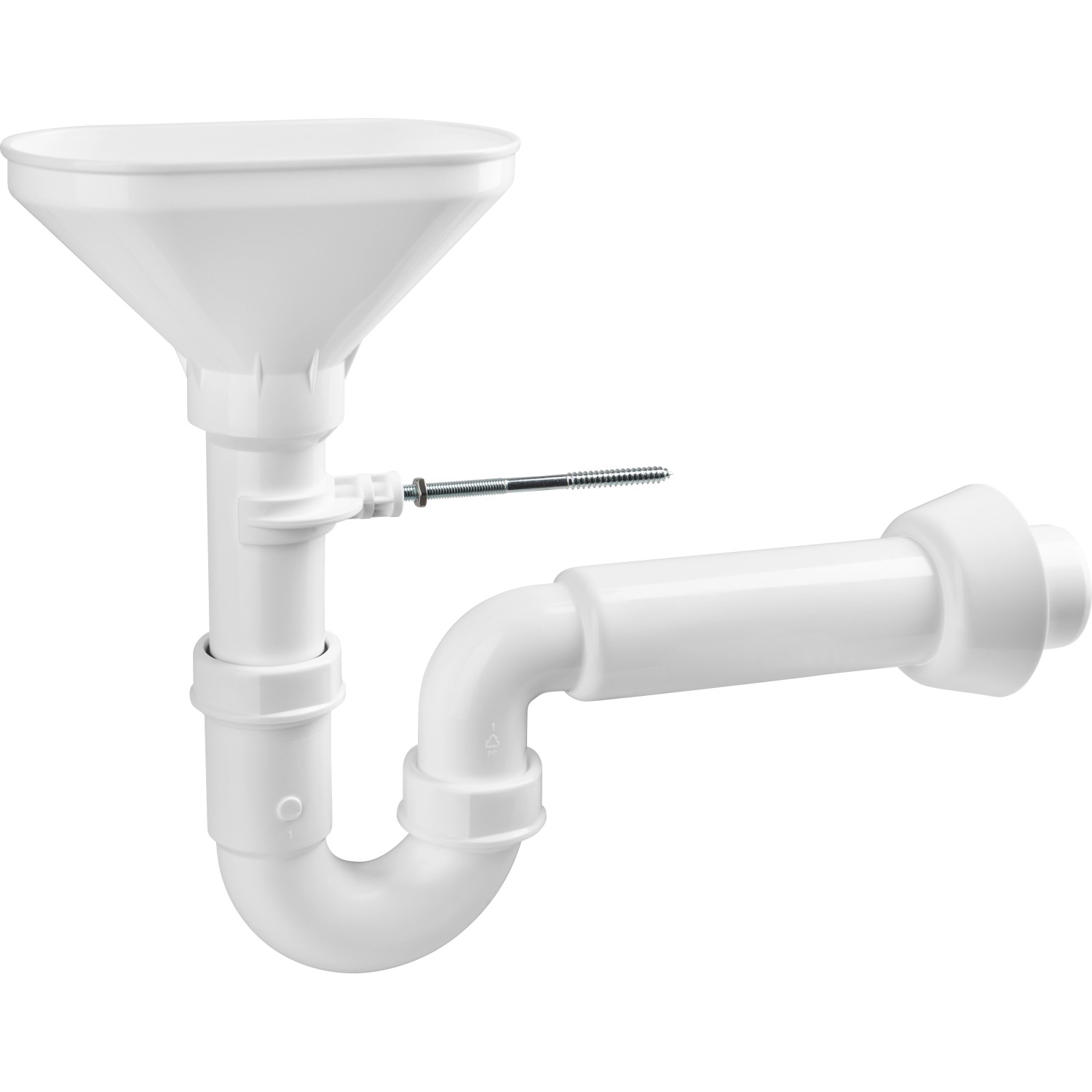 Sifon 1 1/2" x 50 mm s trychtýřem na prosakování