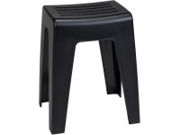 Wenko Koupelnová stolička Kumba, černá, plast, 38 x 47 x 32 cm