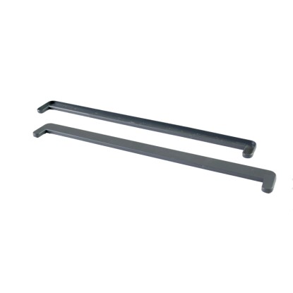 HOPA Boční krytka k plastovému parapetu Greenline, antracit, 1 ks, 400 x 40 mm