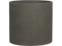 Válcový květináč antracit 31 cm x 31 cm x 30 cm