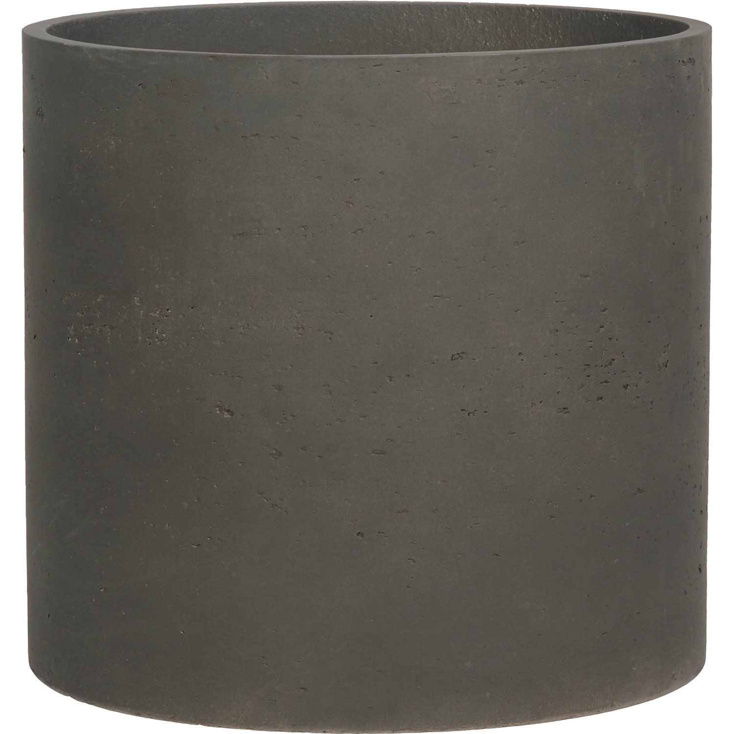 Válcový květináč antracit 31 cm x 31 cm x 30 cm