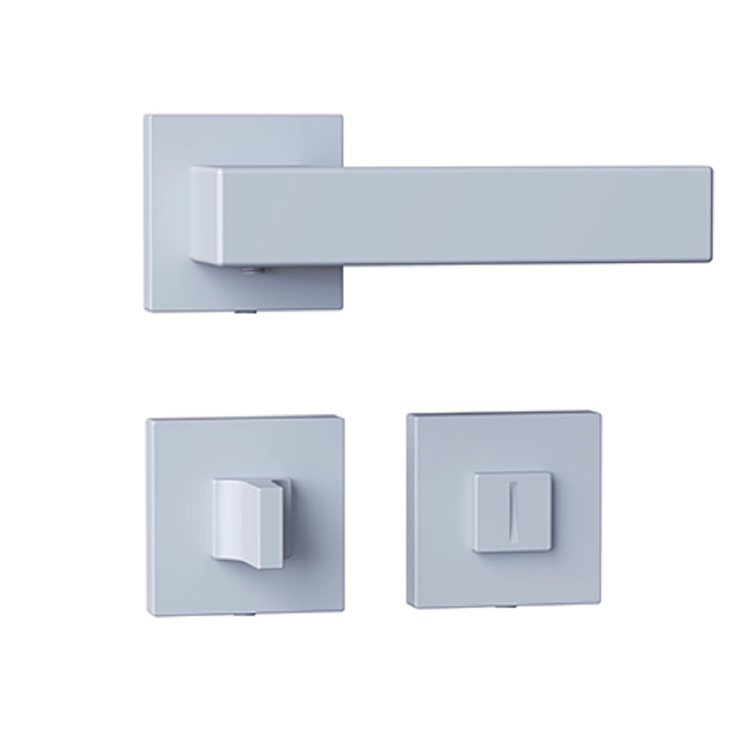 COBRA Rozetové dveřní kování GYES-S WC bílá