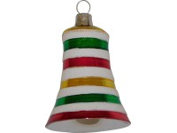 Ornex Vánoční ozdoba skleněný zvonek 8 x 7 cm Ornex Vánoční ozdoba skleněný zvonek 8 x 7 cm