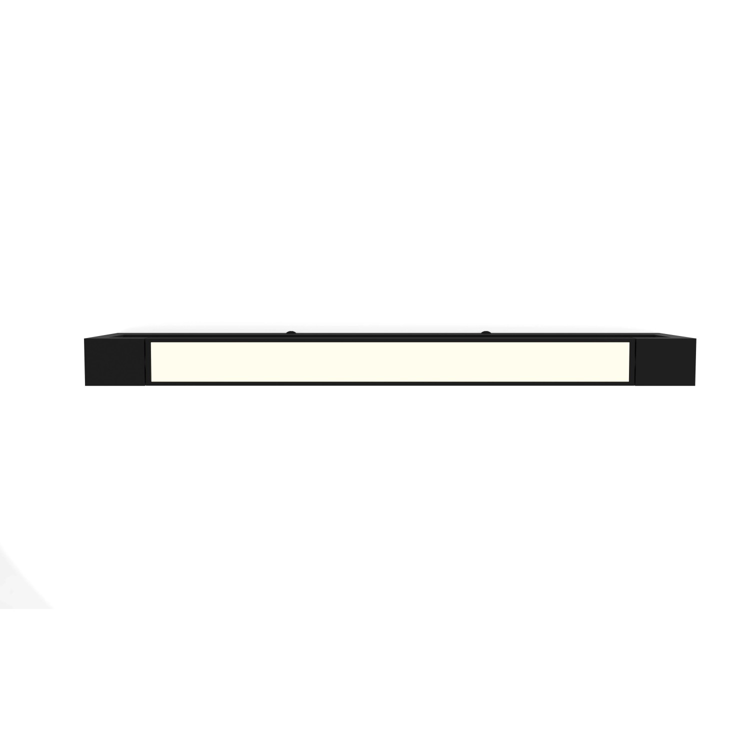 Levně EURAKLES LED koupel.svítidlo MIRROR černé 12W 620lm 4000K IP44 450 x 35 x 100 mm