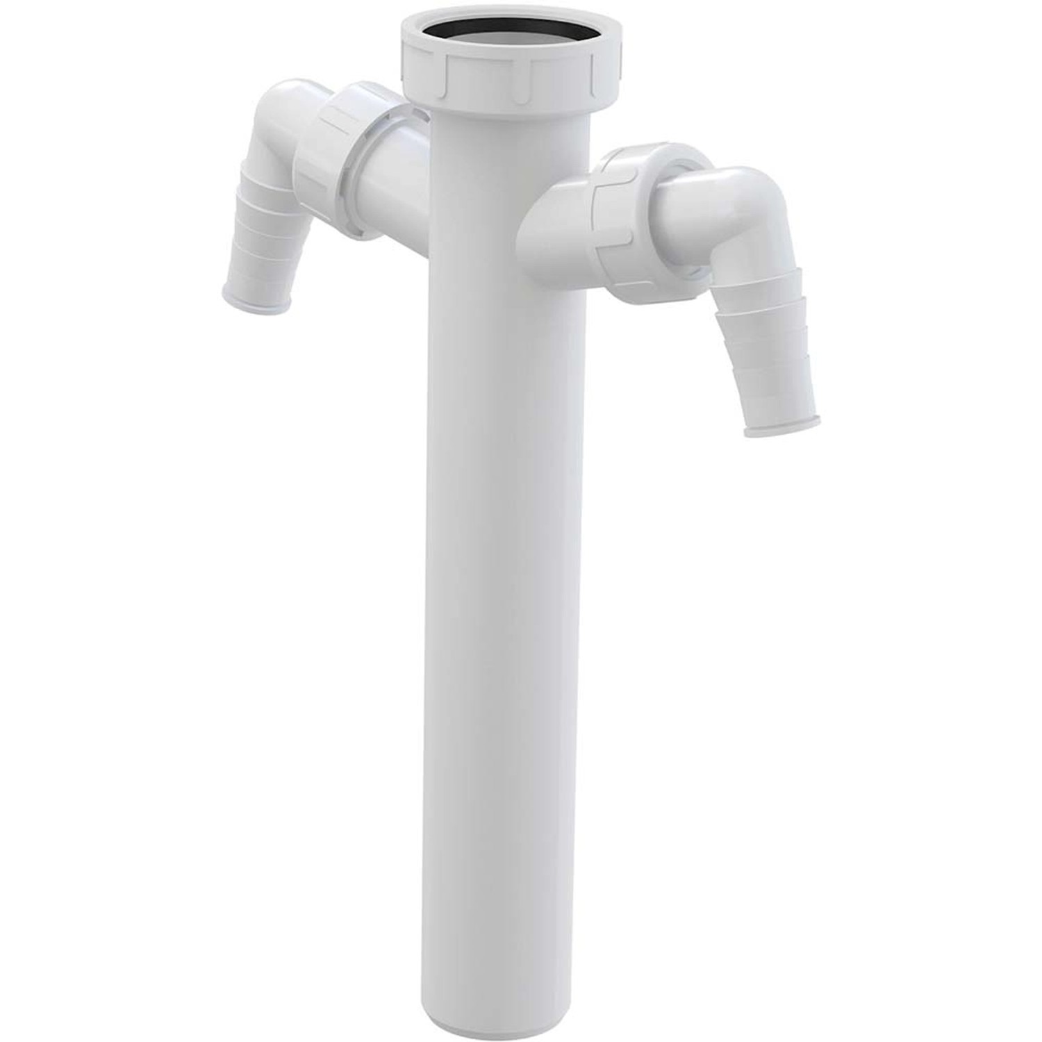 Alcadrain Mezikus s převlečnou maticí 6/4" a dvěma přípojkami