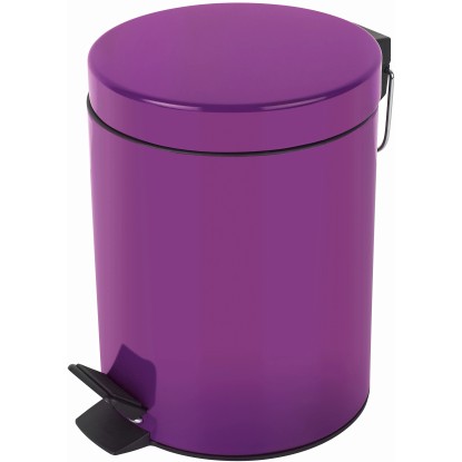 Spirella Nášlapný odpadkový koš Sydney Purple 3 l