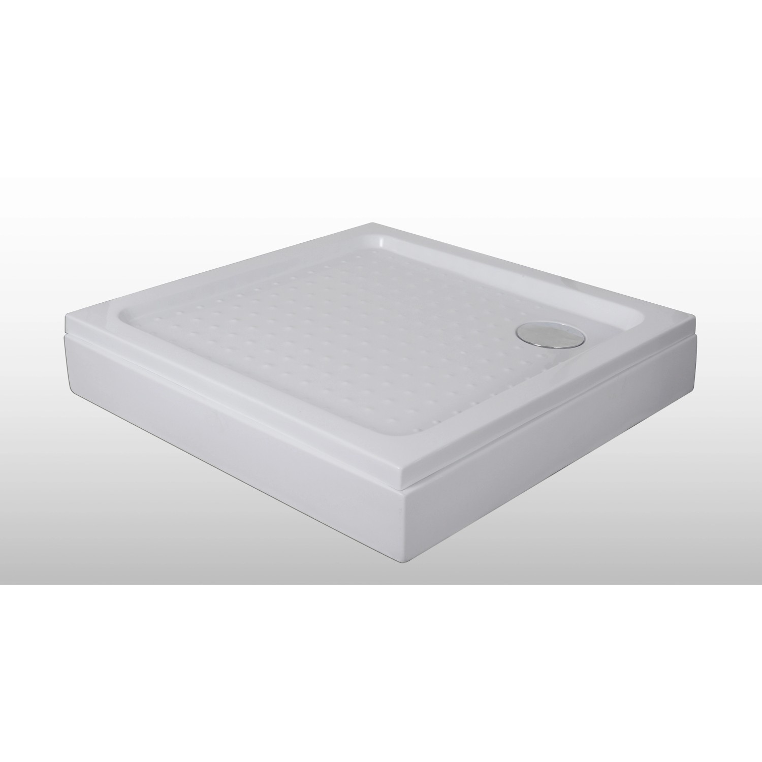 Sanotechnik Sprchová vanička s krytem P18, čtverec, akrylát, 80 x 80 x 15 cm