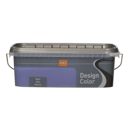 Kbelík lila, matné barvy na stěny od OBI Design Color.