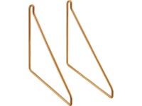 Konzole Wire zlatá matná 216 mm x 210 mm