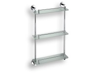 Bemeta Skleněná polička OMEGA trojitá 400 x 665 x 130 mm