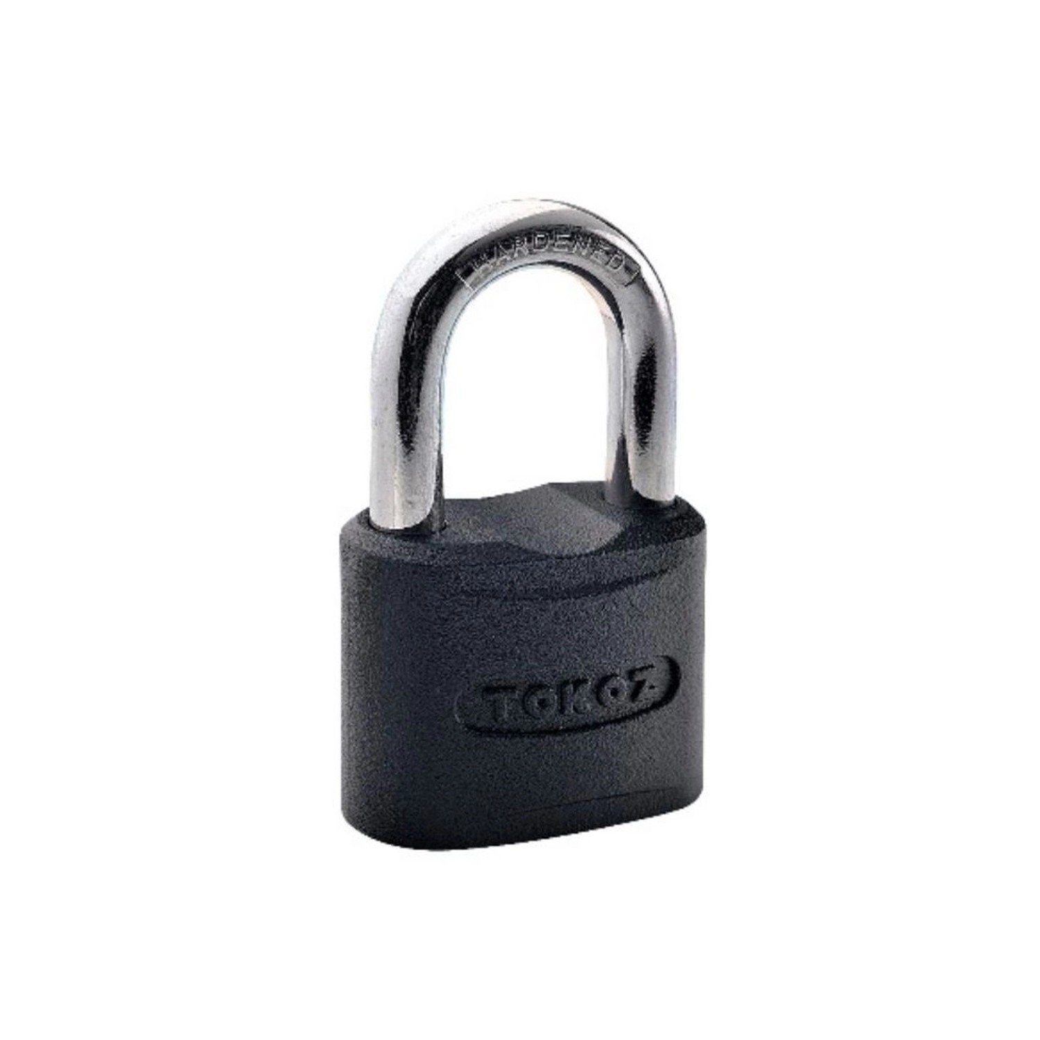 Tokoz Visací zámek Alfa 50, 3 klíče, černý, 84 x 53 x 27 mm