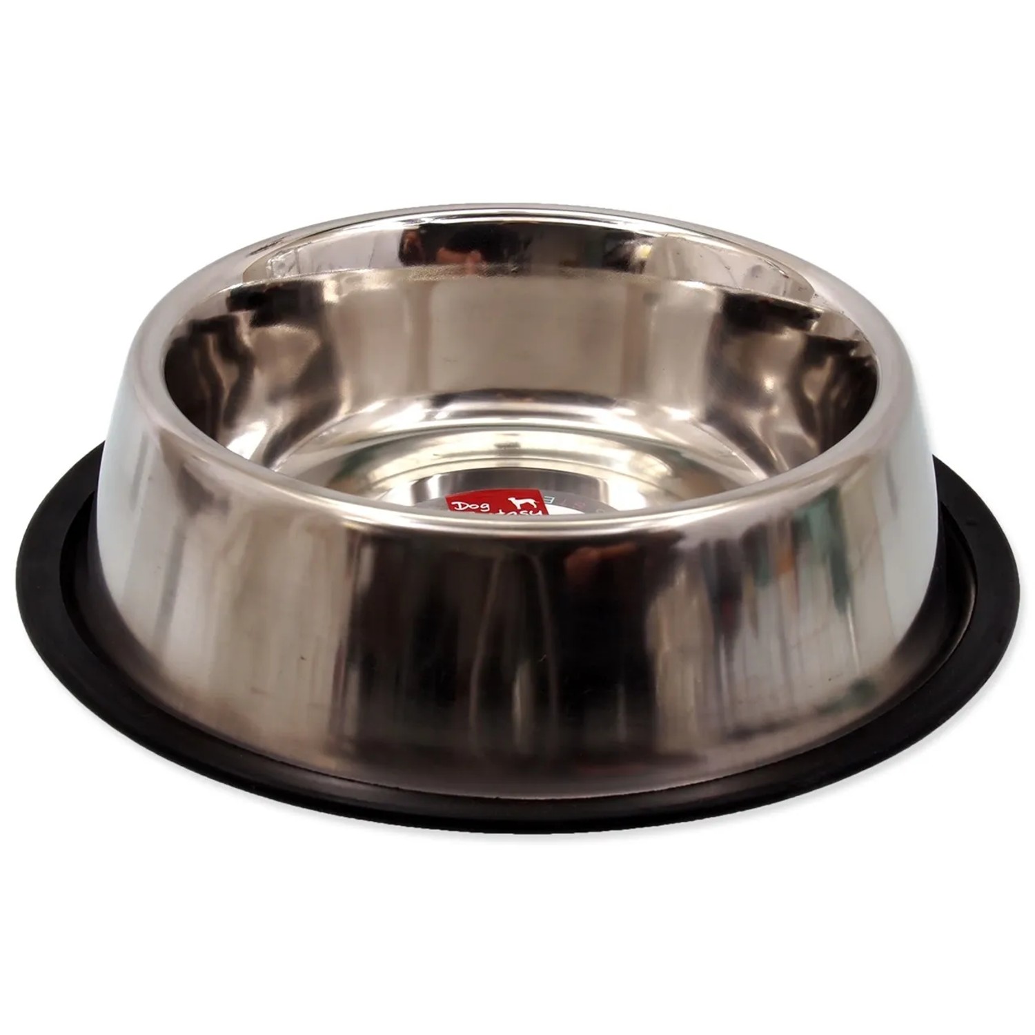 Dog Fantasy Goods Nerezová miska s gumou, pr. 25,8 x 5,1 cm, 1 l