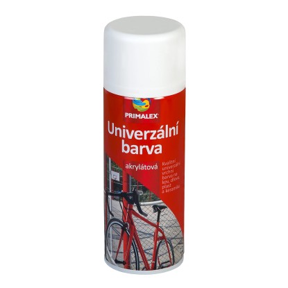 Primalex Univerzální barva ve spreji RAL 9010 bílá matná 400 ml