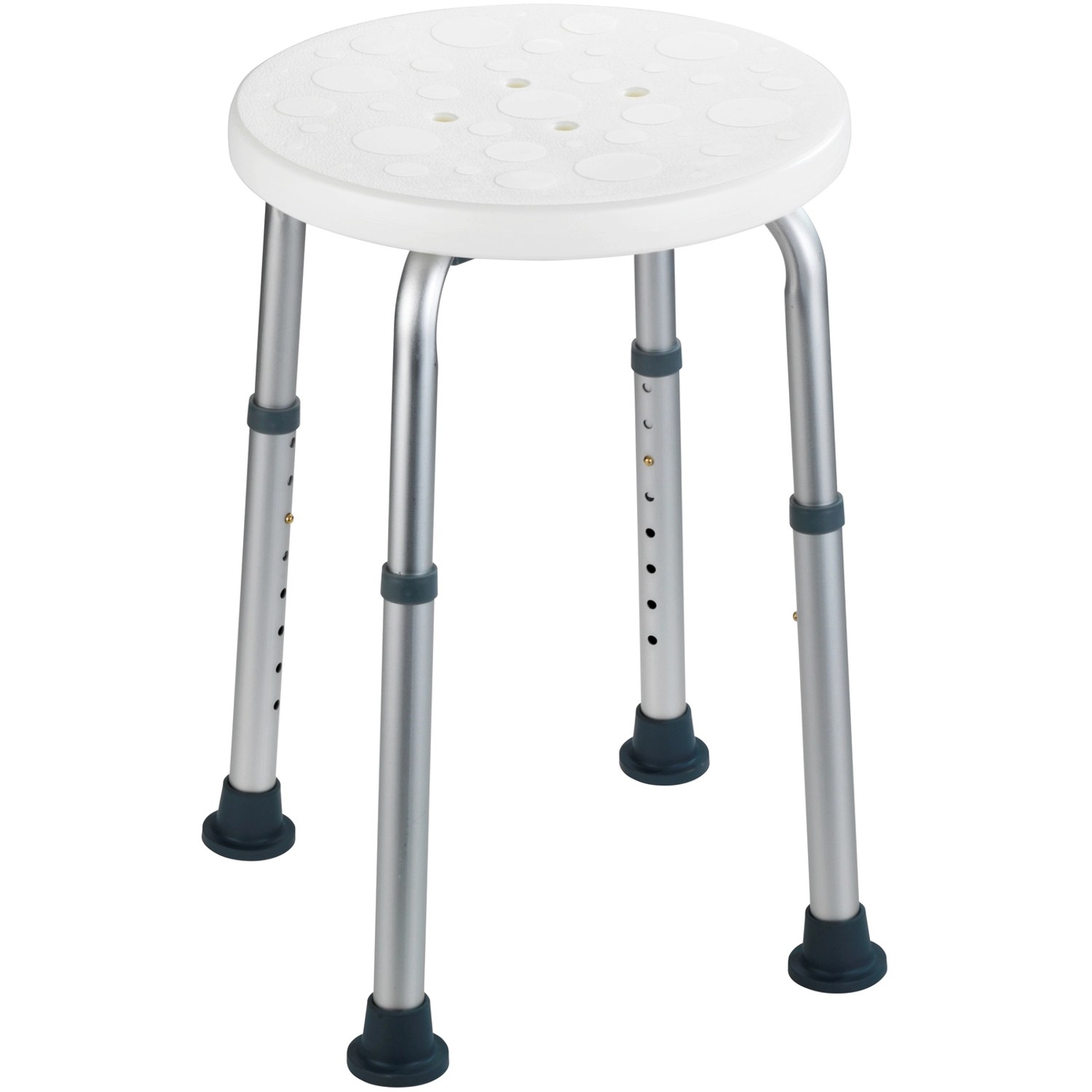 Wenko Stolička do sprchy Secura bílá výškově nastavitelná