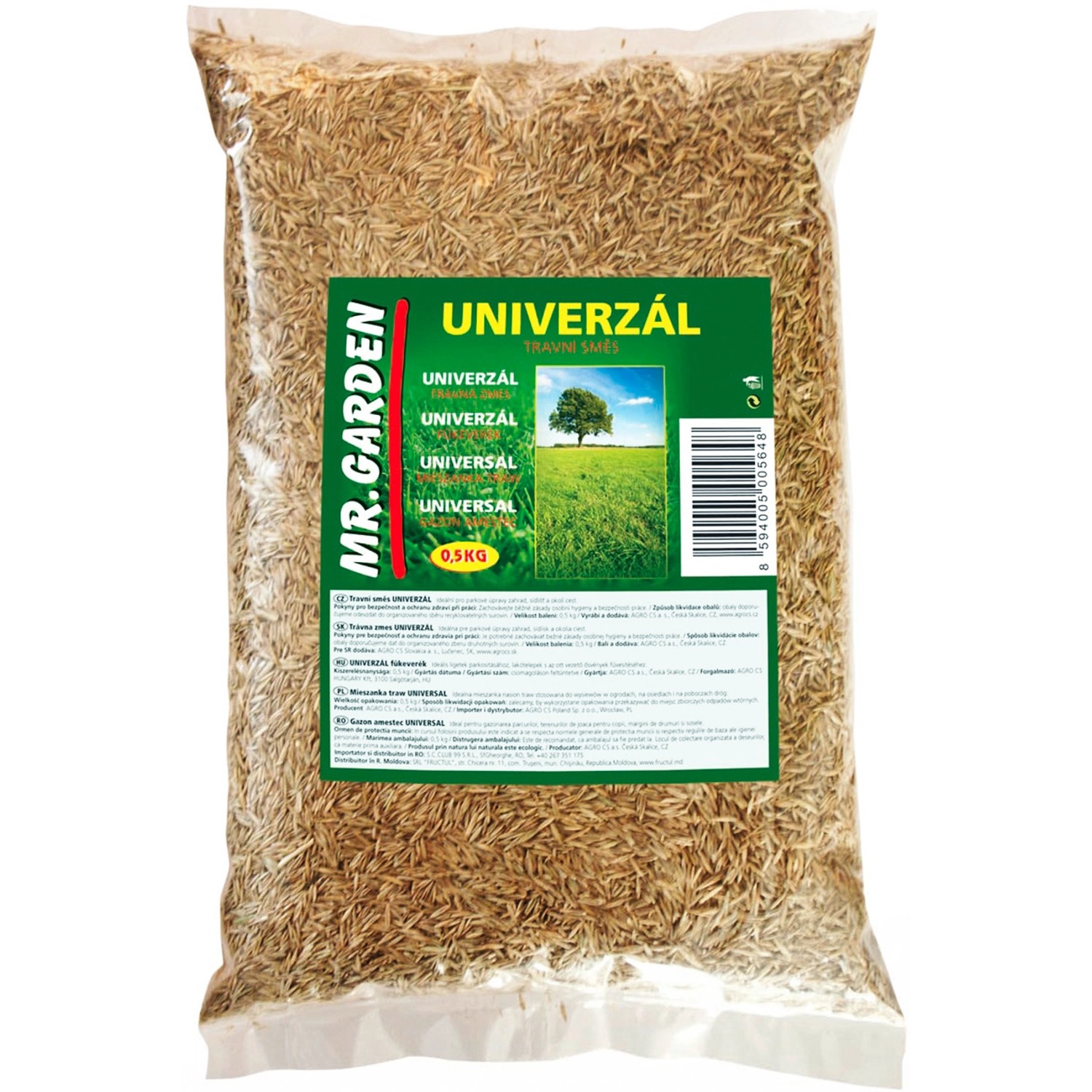 Mr. Garden Travní směs univerzál 0,5 kg - sáček