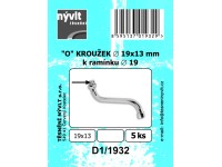 Těsnění k bateriím O kroužek pryž, 5 ks Těsnění k bateriím O kroužek pryž, 5 ks