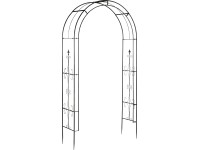 Oblouk na růže kovový 240 cm černý