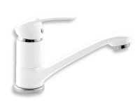 Novaservis Stojánková umyvadlová dřezová baterie Metalia 57096,1, bílá-chrom Novaservis Stojánková umyvadlová dřezová baterie Metalia 57096,1, bílá-chrom