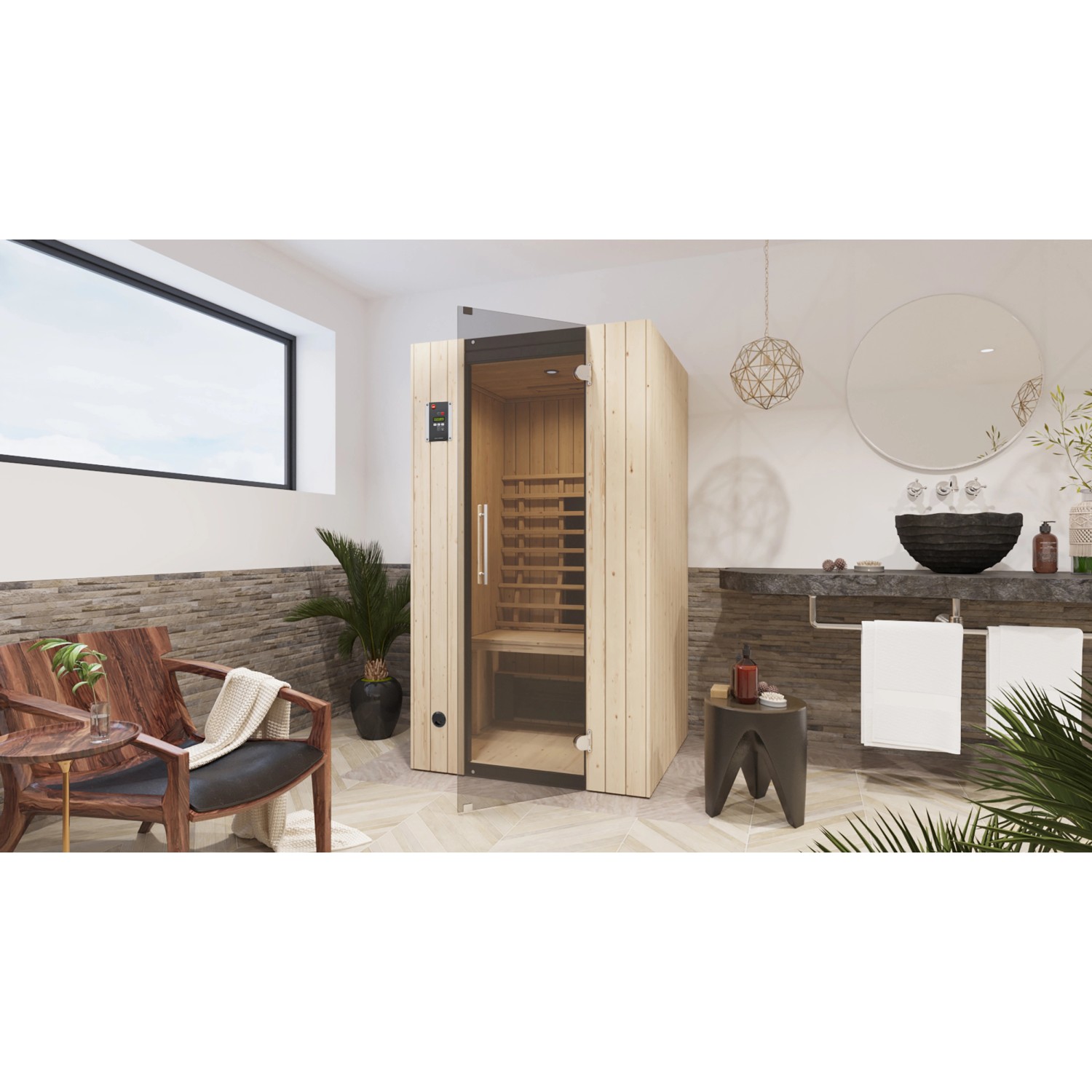 Weka Infračervená kabina Tanilla, 108 x 99 x 190 cm