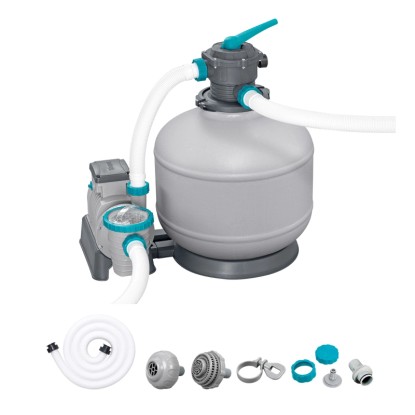 Bestway Písková filtrace s časovačem, 11 355 l/h 500 W, pr. 480 mm