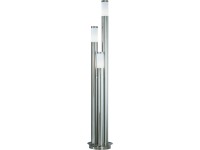 GLOBO Zahradní lampa BOSTON bílá E27 23 W pr. 280 x 1700 mm