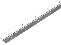 Hettich Pianový závěs 1 200 mm x 32 mm nerezová ocel matná, 1 ks