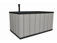 Keter Plastový vyvýšený záhon Sequoia Duotech M, hnědošedá, 99 x 57 x 50 cm