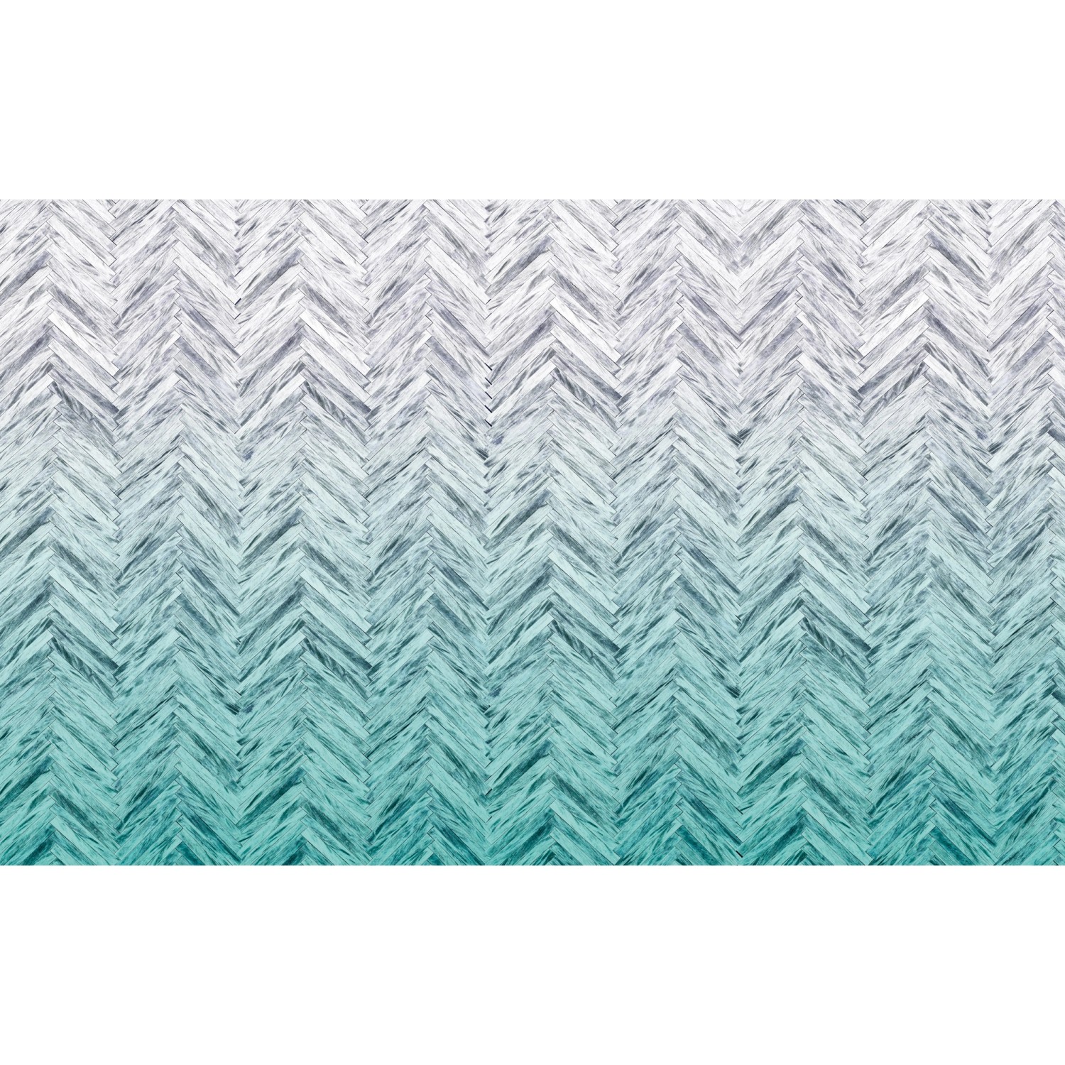 Komar Vliesová fototapeta Herringbone Mint 400 x 250 cm