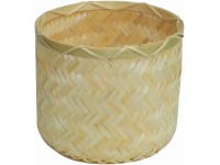 Květináč z bambusu s PET vložkou 15 x 13,2 cm