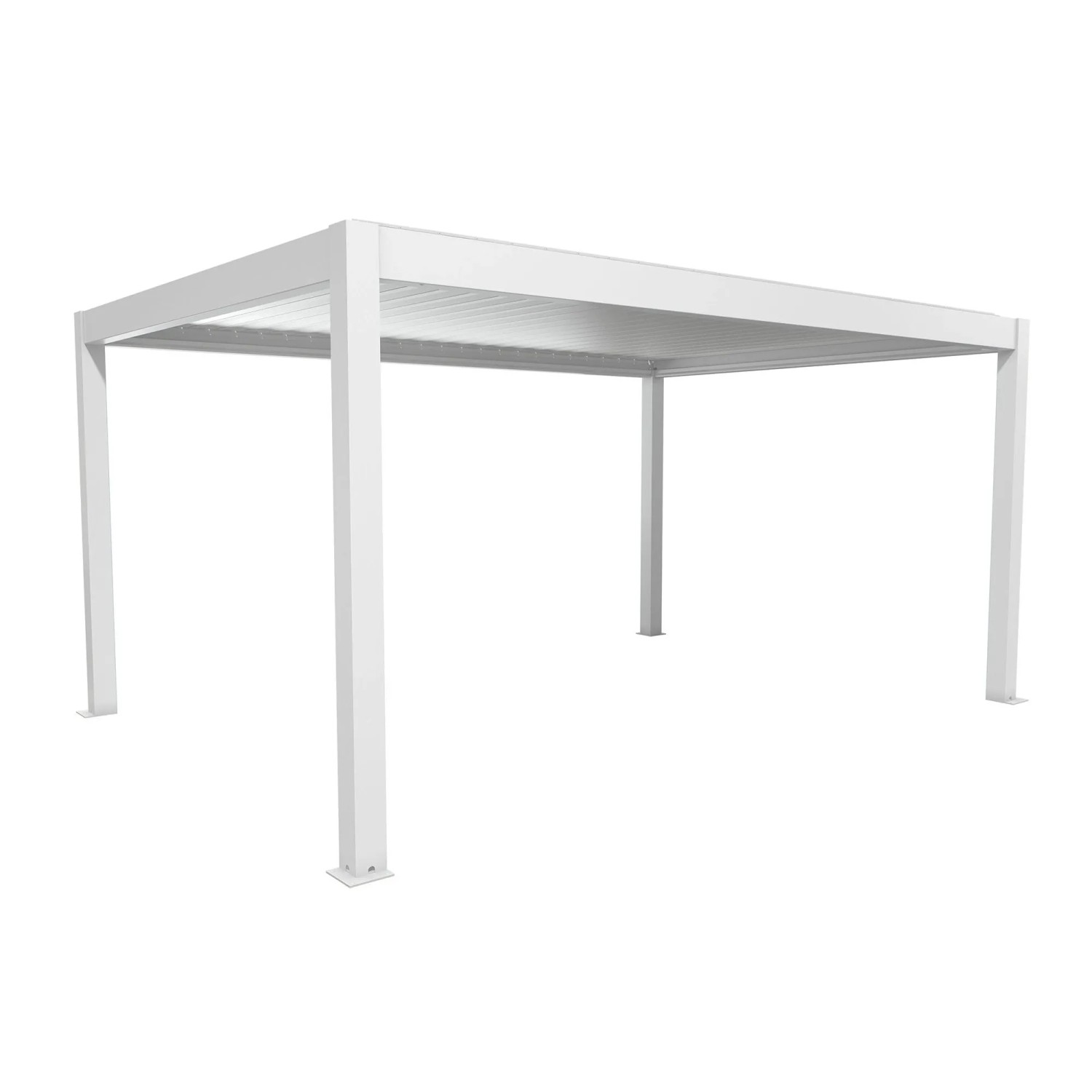 Biohort Pergola 5 x 3,5 bílá/stříbrná 515,5 x 367,5 cm