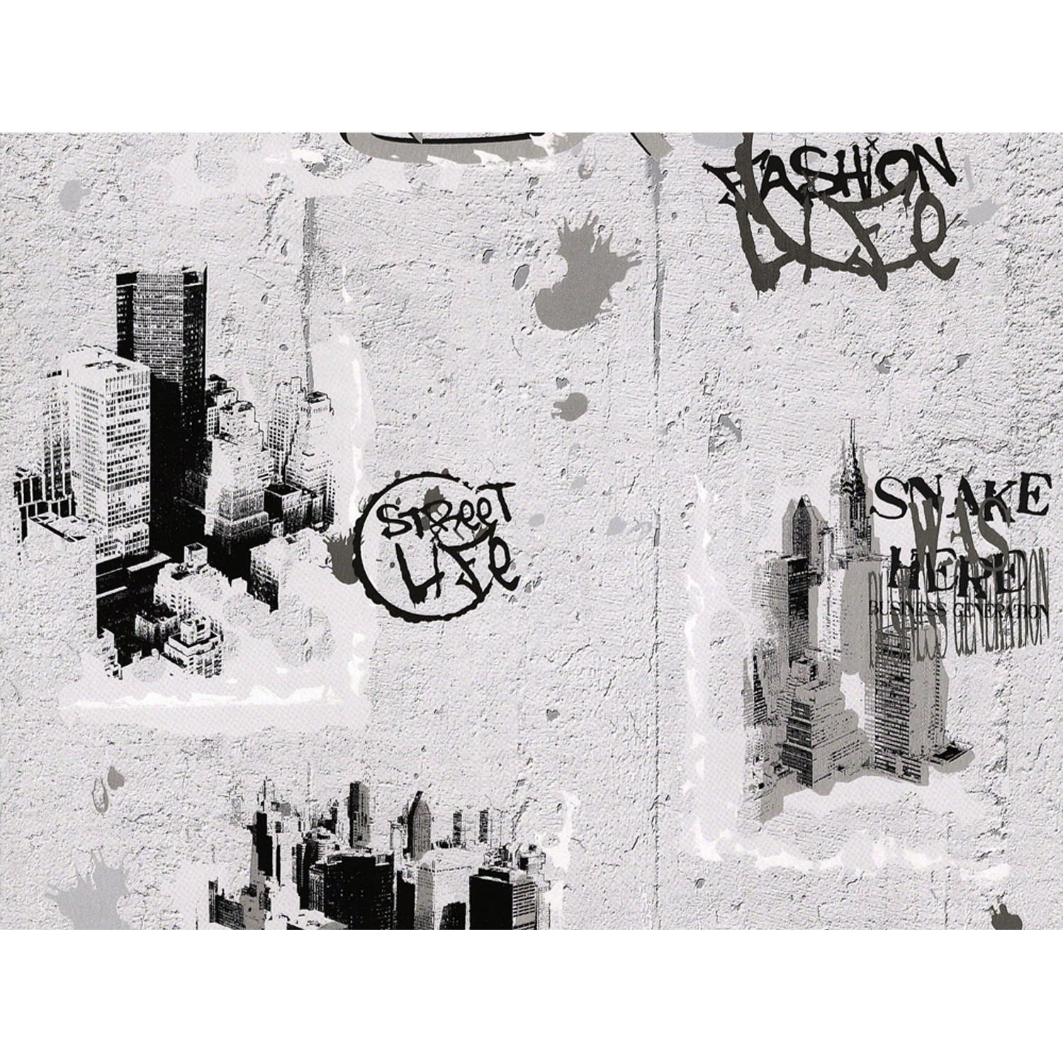 A. S. Creation Tapeta papírová BOYS & GIRLS Grafiti FSC