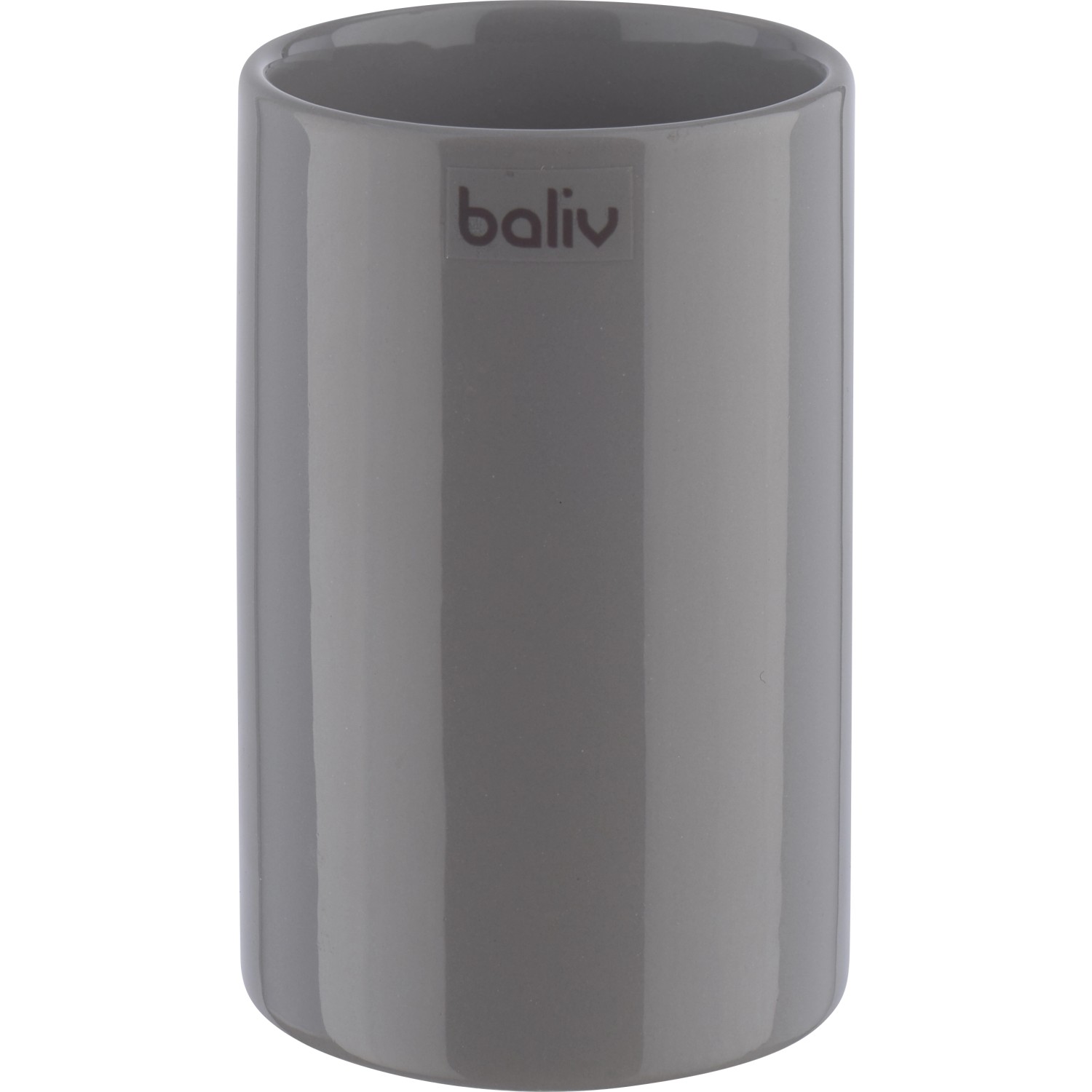 baliv Kelímek na zubní kartáčky keramický šedý