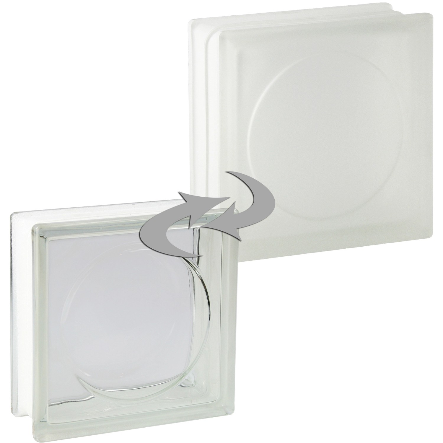 Fuchs Design Luxfera Alpha lesklá/mléčné sklo, bílá, 19 x 19 x 8 cm