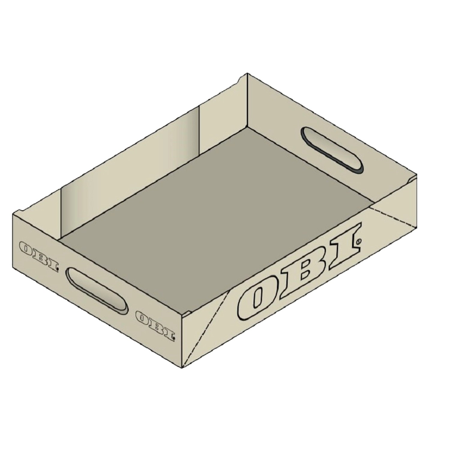 Kartón na přepravu rostlin 345 x 245 x 70 mm