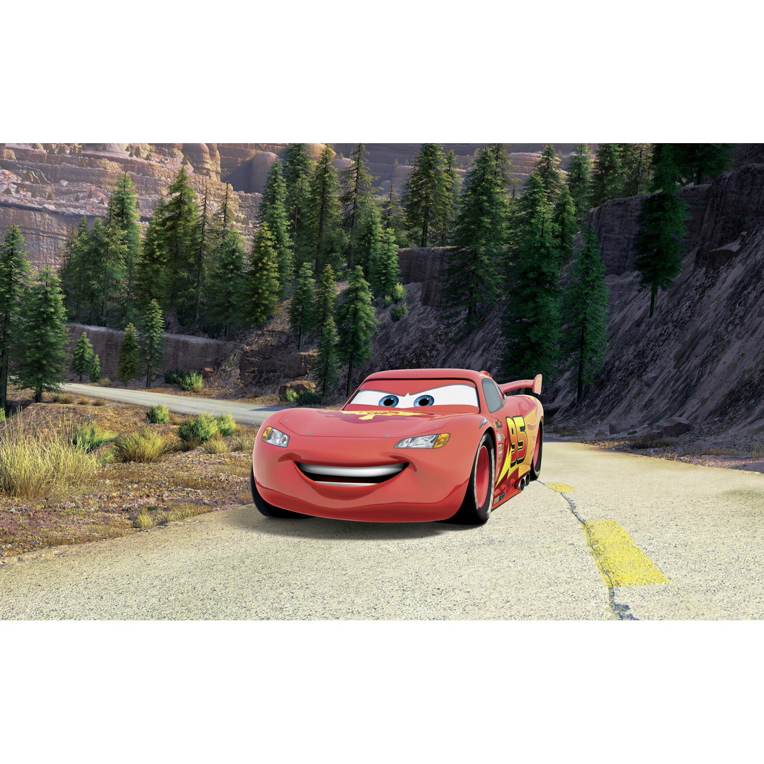 Komar Vliesová fototapeta Disney and Pixar Cars Every Road Has A Story 400x250cm