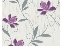 A. S. Creation Tapeta vinylová CHICAGO bílo-fialová