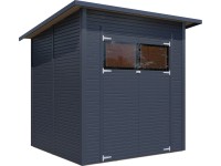 Bertilo Dřevěný domek na nářadí Pent Modern 3, antracitová, 208 x 202 cm Bertilo Dřevěný domek na nářadí Pent Modern 3, antracitová, 208 x 202 cm