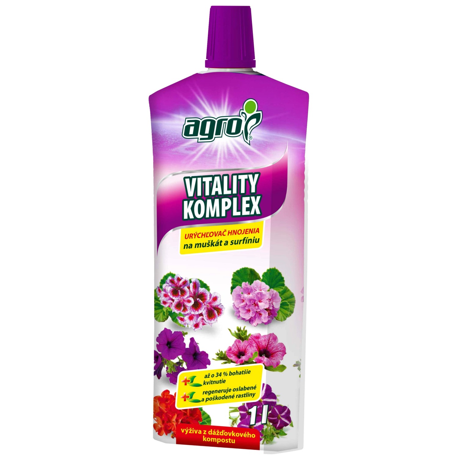 Agro vitality komplex muškát a surfinie 1 l – probiotika