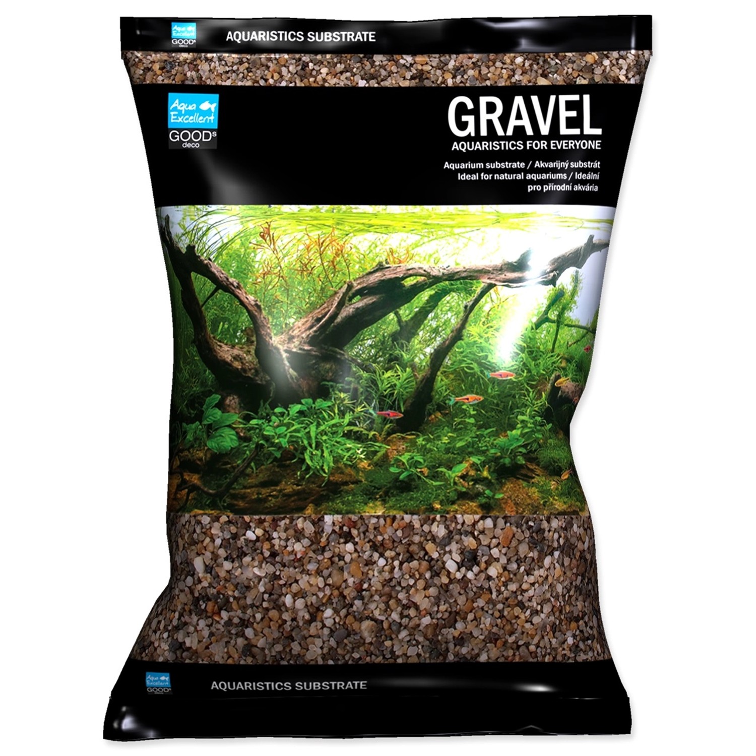 Aqua Excellent Akvarijní písek říční 2-4 mm, 3 kg
