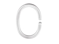 Kleine Wolke Kroužky pro sprchový závěs transparentní, 12 ks