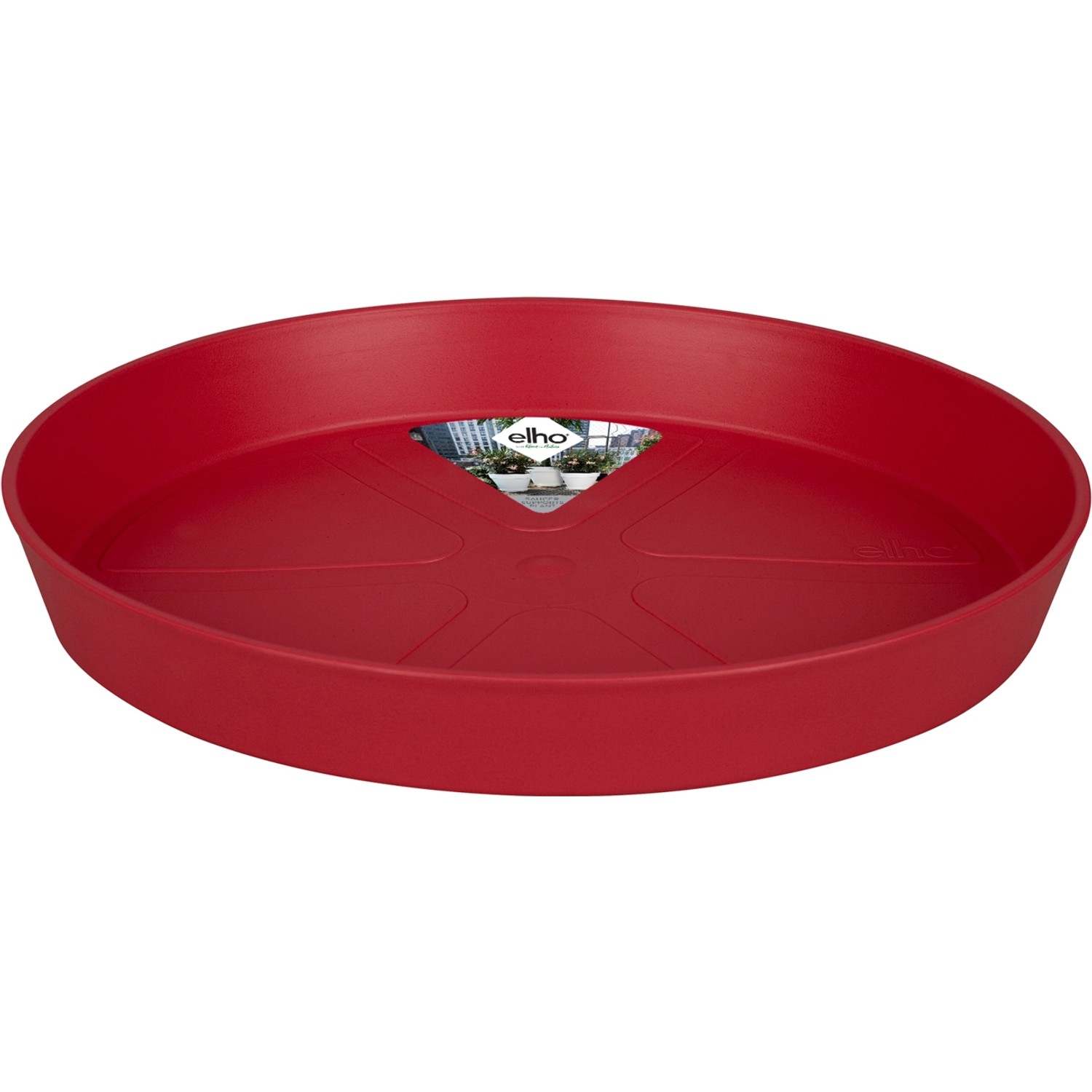 elho Podmiska Loft Urban Round brusinkově červená pr. 34 x 5 cm