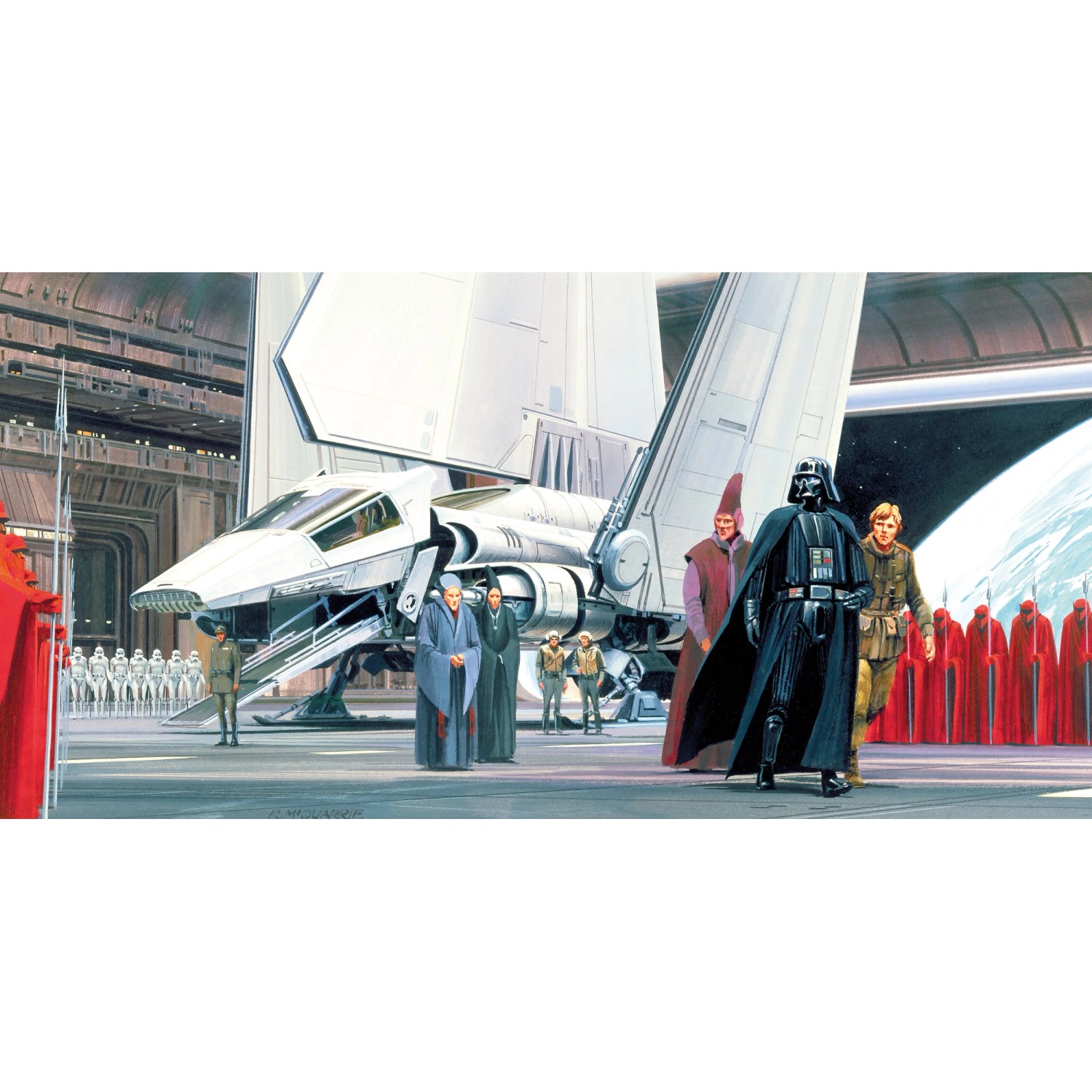 Komar Vlies.fototapeta Star Wars Classic RMQ Death Star Shuttle Dock 500 x 250cm