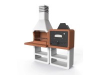 Sarom Zahradní grilovací krb Portofino, 194 x 64 x 229 cm Sarom Zahradní grilovací krb Portofino, 194 x 64 x 229 cm