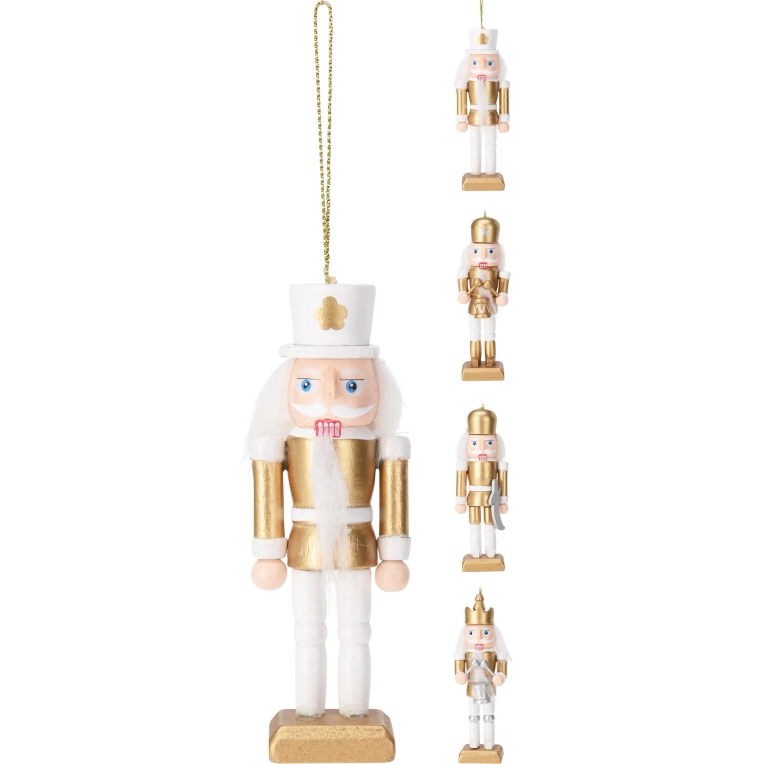 Závěsná figurka louskáčka, různé varianty, 3,5 x 3 x 10 cm