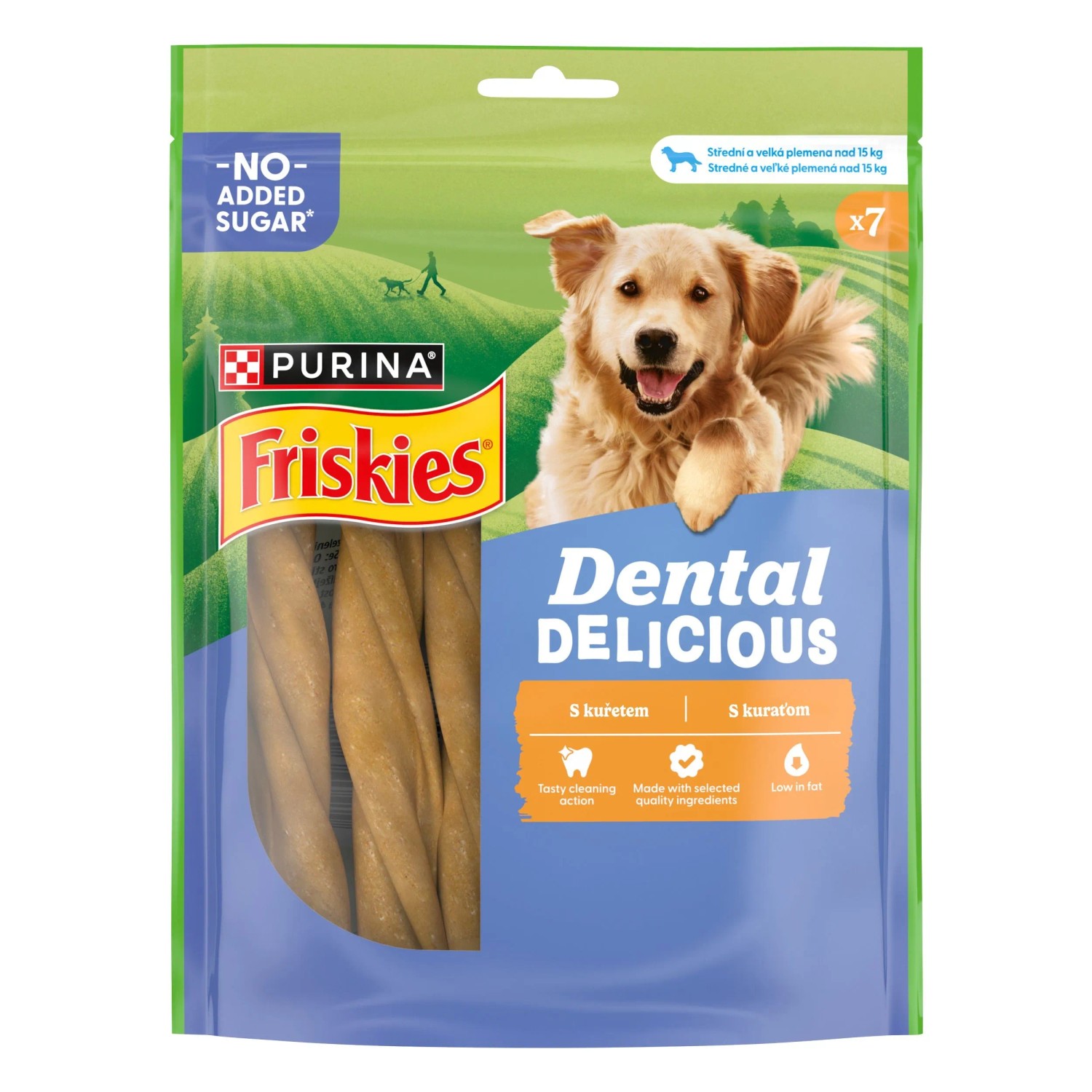 Friskies snack dog - Dental Delicious Medium&Large  200g