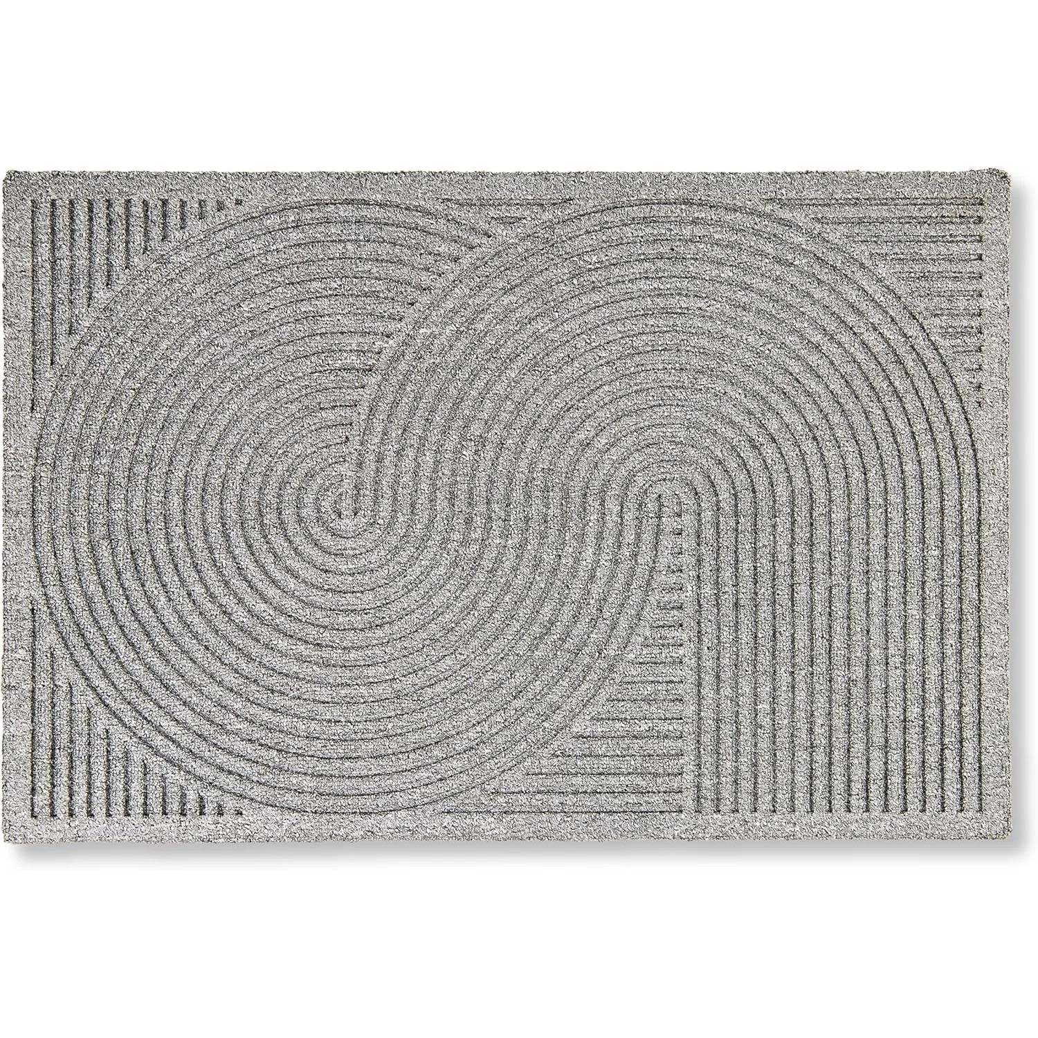 Astra Rohožka do interiéru Graphic Deluxe, stříbrná, 45 x 75 cm