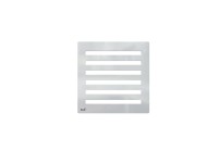 Alcadrain Designová mřížka, vzor 1, nerez, 102 x 102 mm Alcadrain Designová mřížka, vzor 1, nerez, 102 x 102 mm
